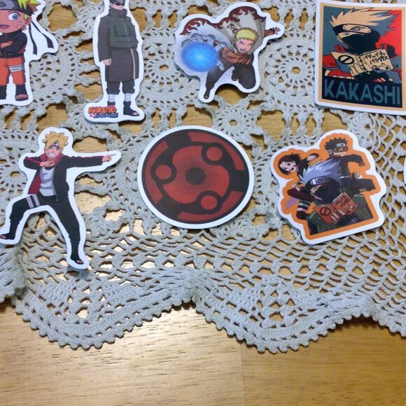 Anime stickers, Naruto, for locker, computer, notebook, crafts, scrapbooks - Picture 2 of 5